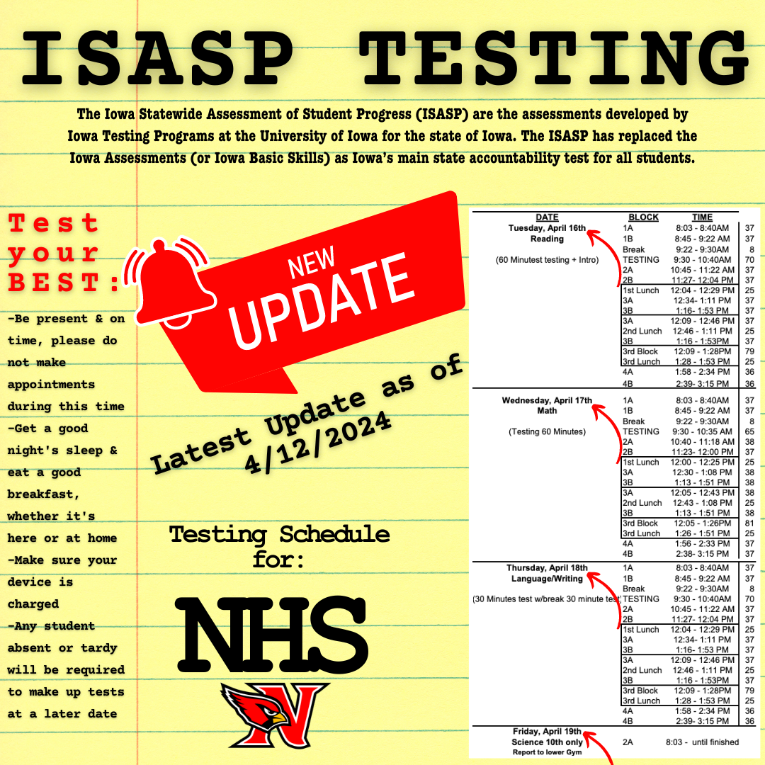 Isasp Testing Nhs Newton Community School District